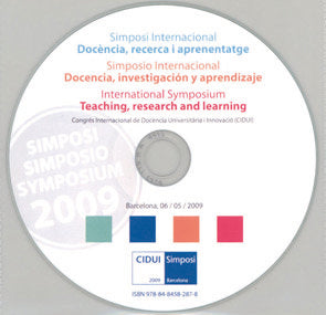 Simposi internacional Docència, recerca i aprenentatge. CIDUI 2009, de Diversos autores | portada del libro