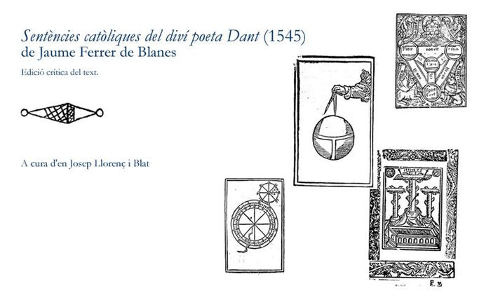 Sentències catòliques del diví poeta Dant (1545), de Ferrer de Blanes, Jaume | portada del libro
