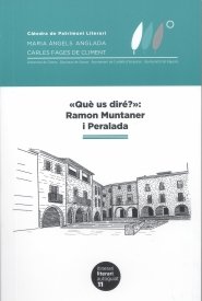Què us diré?: Ramon Muntaner i Peralada, de Diversos autors | portada del libro