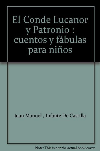 El Conde Lucanor y Patronio, de Sánchez | portada del libro