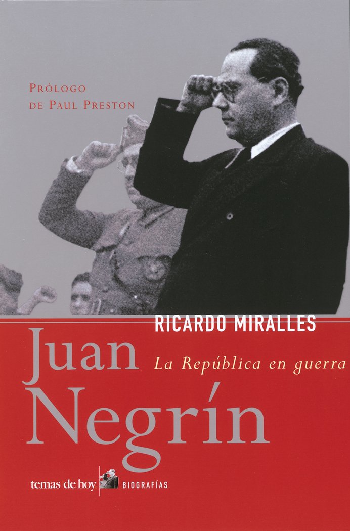 Juan Negrín, de Miralles | portada del libro