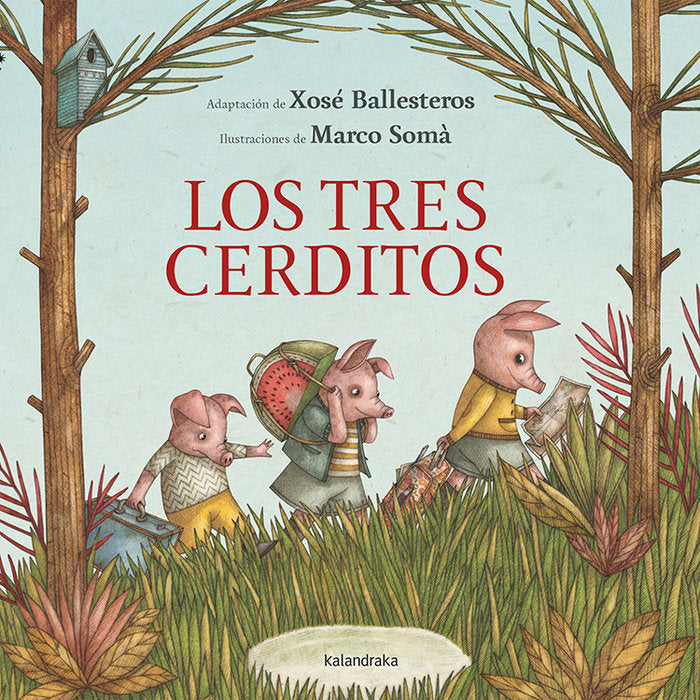Los tres cerditos, de BALLESTEROS,XOSE | portada del libro
