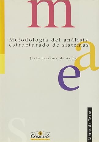 Metodología del análisis estructurado de sistemas, de Barranco de Areba | portada del libro