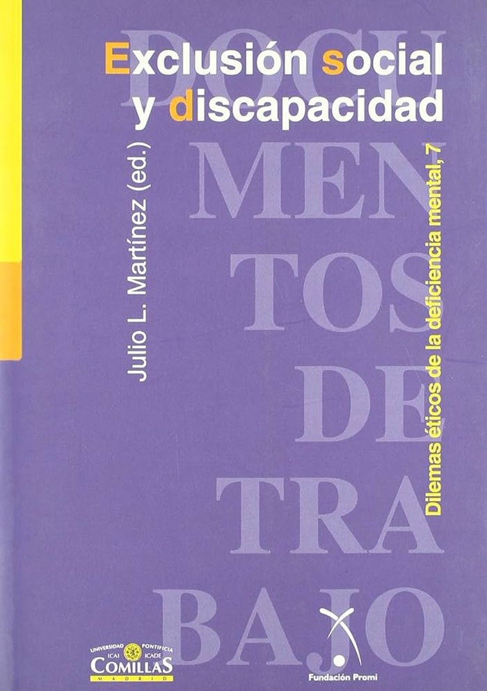Exclusión social y discapacidad, de Varios autores | portada del libro