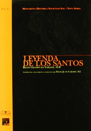 Leyenda de los Santos, de Varazze | portada del libro