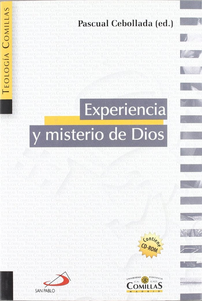 Experiencia y misterio de Dios, de Valero Agúndez | portada del libro