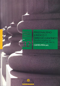 PERSONALISMO JURIDICO Y DERECHO CANONICO: ESTUDIOS JURIDICOS EN H OMENAJE AL P. LUIS VELA S.J, de Peña García | portada del l