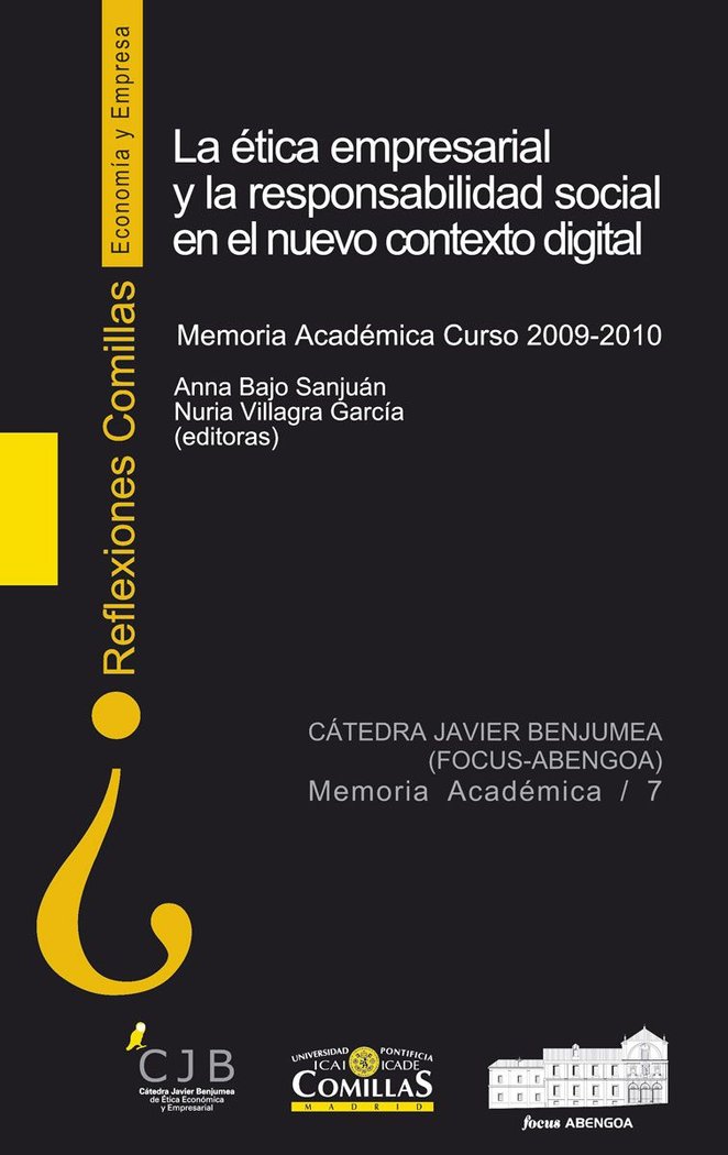 La ética empresarial y la responsabilidad social en el nuevo contexto digital, de Fernández Fernández, José Luis | portada de