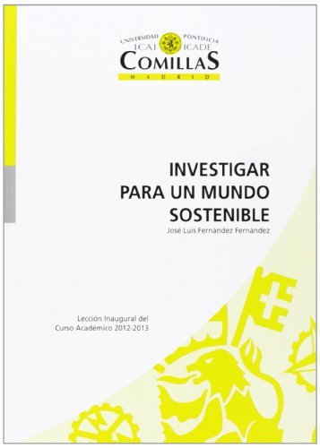 Investigar para un mundo sostenible, de Fernández Fernández | portada del libro