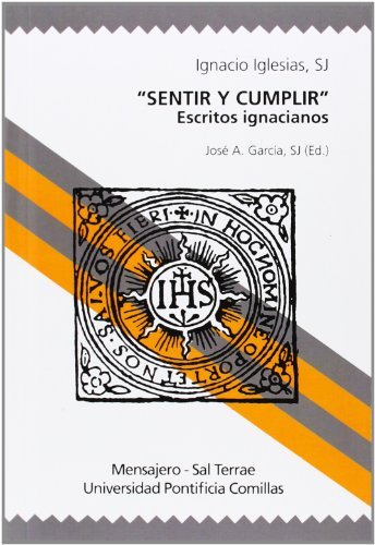 Sentir y cumplir, de Iglesias, Ignacio | portada del libro