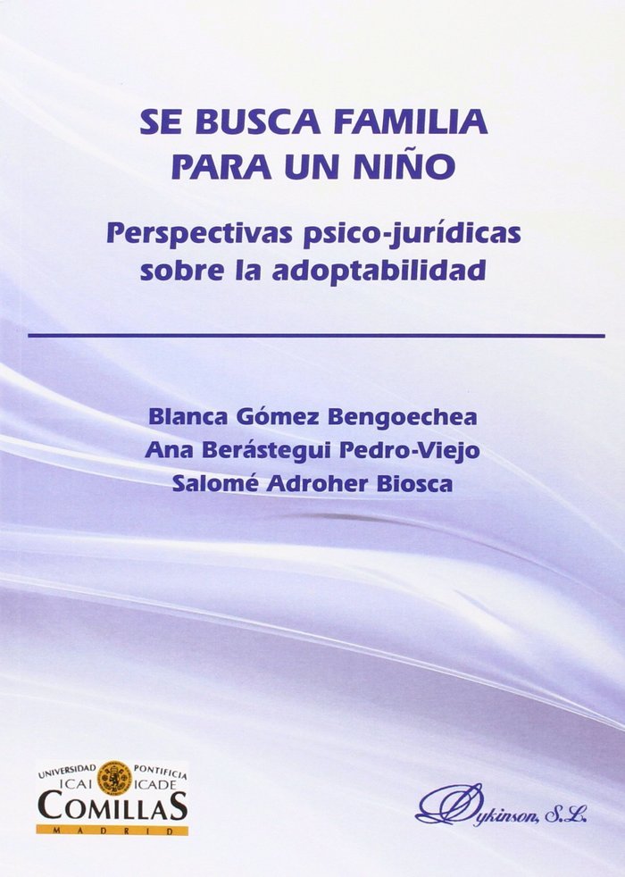 Se busca familia para un niño, de Gómez Bengoechea, Blanca | portada del libro