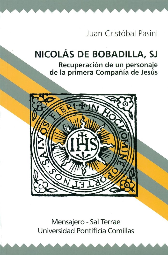 NICOLAS DE BOBADILLA SJ, de PASINI CARBALLO, JUAN CRISTOBAL | portada del libro