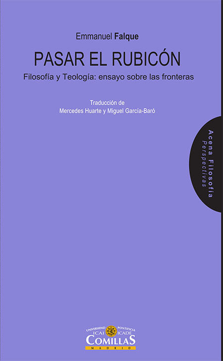 Pasar el Rubicón, de Falque, Emmanuel | portada del libro