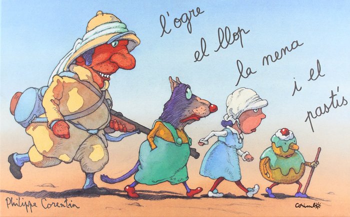OGRE, EL LLOP, LA NENA I EL PASTIS, L'     *, de Corentin | portada del libro