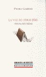 La voz de otros días, de Garfias, Pedro | portada del libro