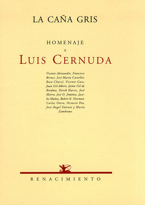 Homenaje a Luis Cernuda, de Varios autores | portada del libro