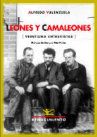 Leones y camaleones, de Valenzuela, Alfredo | portada del libro