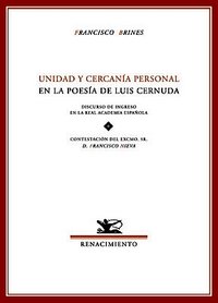 UNIDAD Y CERCANIA PERSONAL EN L, de Brines | portada del libro