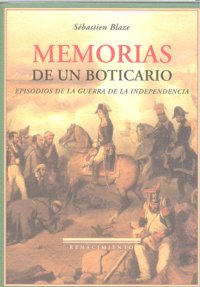 Memorias de un boticario, de Blaze de Bury, Sebastien | portada del libro
