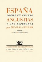 España, poema en cuatro angustias y una esperanza, de Guillén, Nicolás | portada del libro