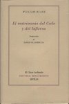 El matrimonio del Cielo y del Infierno, de Blake, William | portada del libro