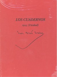 Los cuadernos 1925, de Jiménez, Juan Ramón | portada del libro