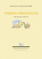 Versos Originales, de Altolaguirre, Manuel | portada del libro