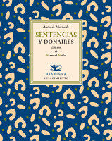 Sentencias y donaires, de Machado, Antonio | portada del libro