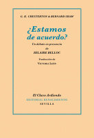 ¿Estamos de acuerdo?, de Chesterton, Gilbert Keith | portada del libro