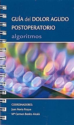 Gu¡a del dolor agudo postoperatorio, de NAVIA | portada del libro