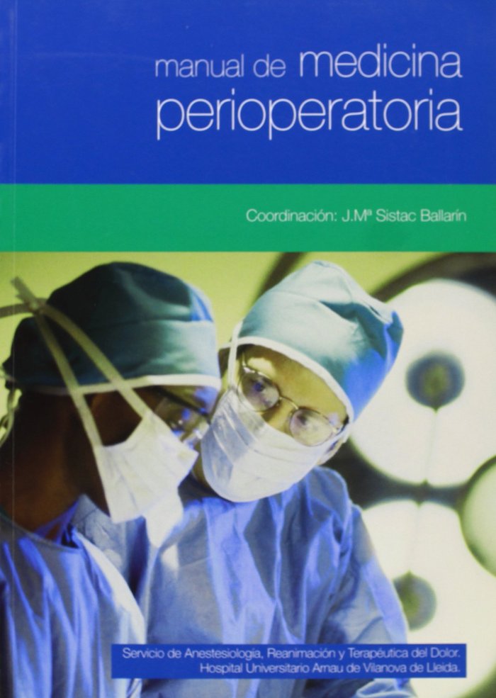 Manual de medicina perioperatoria, de SISTAC BALLARIN | portada del libro