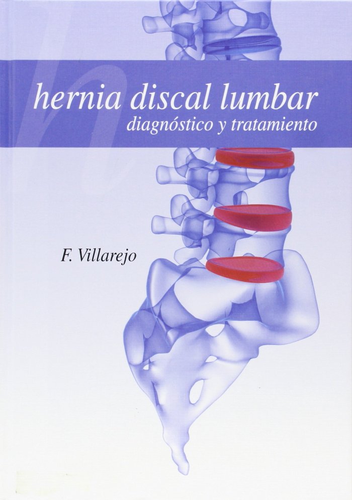 Hernia discal lumbar, de VILLAREJO ORTEGA | portada del libro