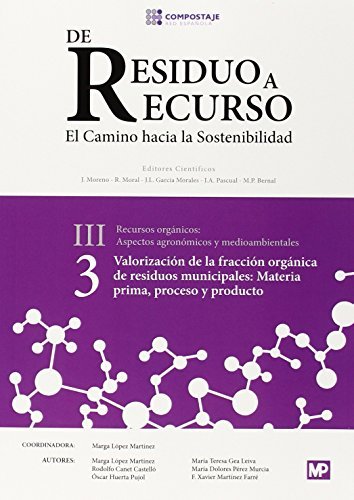 Valoración de la fracción orgánica de residuos municipales: materia prima, proceso y producto III.3, de RED ESPAÑOLA DE COMPO