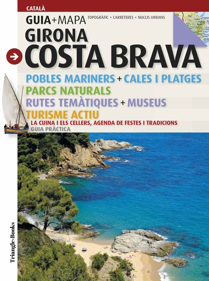 COSTA BRAVA. GIRONA GUIA+MAPA (CATALA), de AA VV | portada del libro