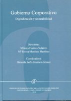GOBIERNO CORPORATIVO. DIGITALIZACION Y SOSTENIBILIDAD, de Mónica Fuentes Naharro | portada del libro