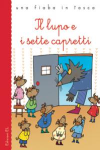 Los siete cabritillos y el lobo, de Grimm, Jacob y Wilhelm | portada del libro