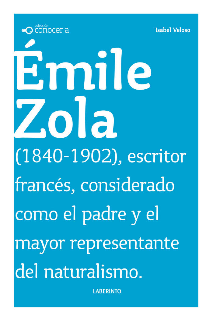 EMILE ZOLA, de ARIZMENDI MARTINEZ, MILAGROS | portada del libro