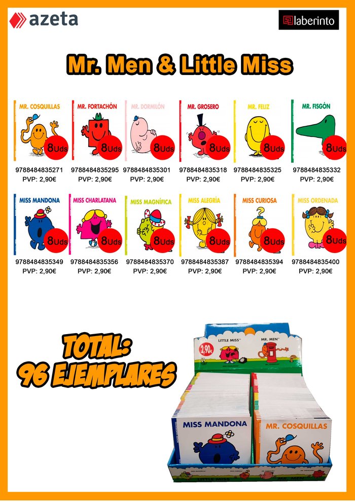 Pack Mr.Men & Little Miss, de Hargreaves, Roger | portada del libro