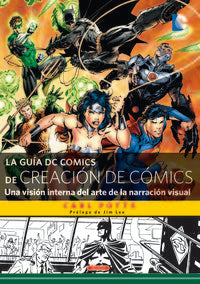 La guía DC Comics de creación de cómics, de Potts, Carl | portada del libro