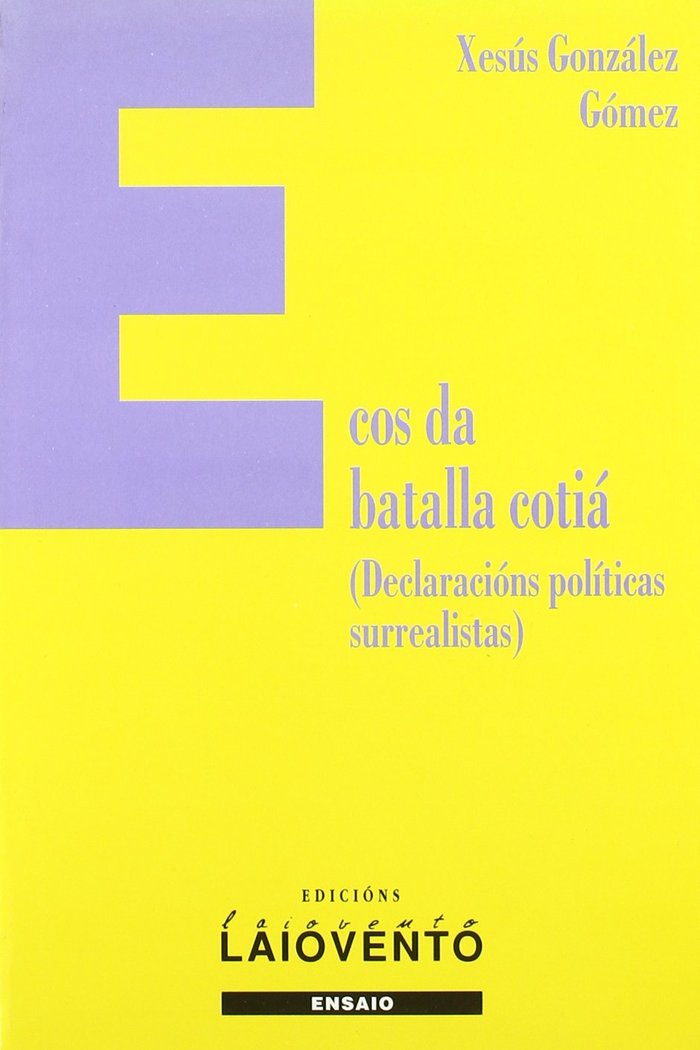 Ecos da batalla cotiá, de González Gómez, Xoán Xesús | portada del libro