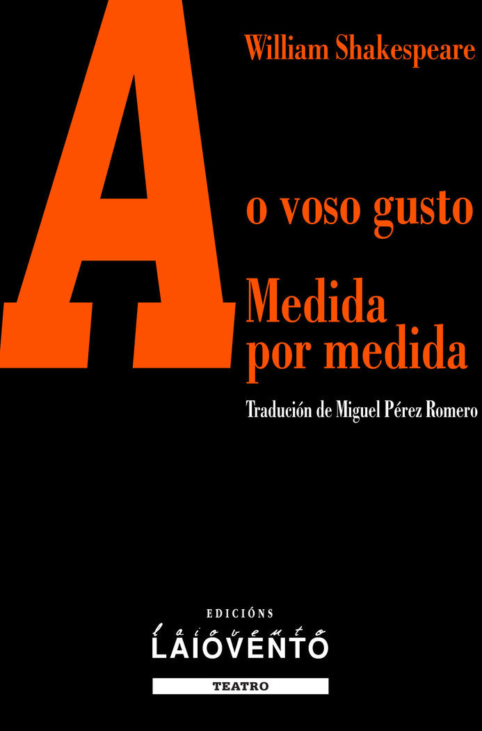 Ao voso gusto e Medida por medida, de Shakespeare, William | portada del libro