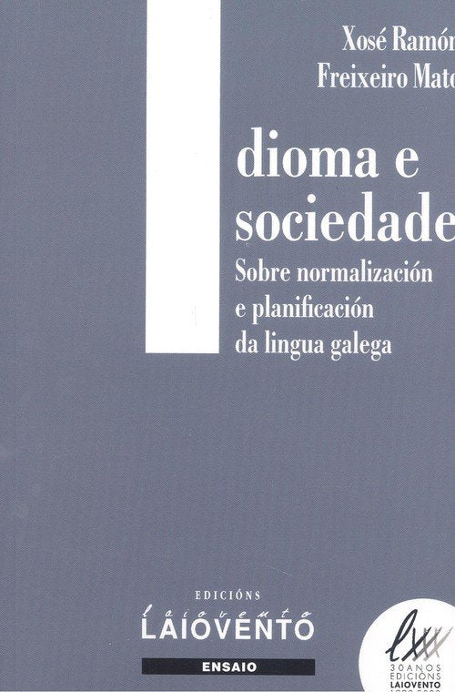 Idioma e sociedade, de Freixeiro Mato, Xosé Ramón | portada del libro