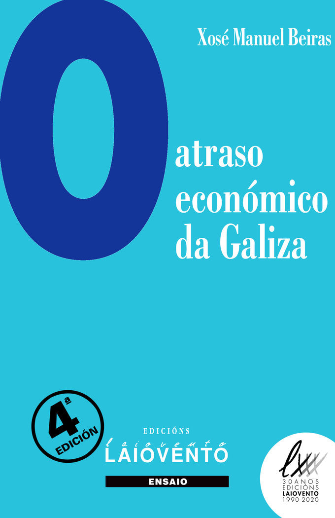 O ATRASO ECONOMICO DE GALIZA, de Beiras Torrado, Xosé Manuel | portada del libro
