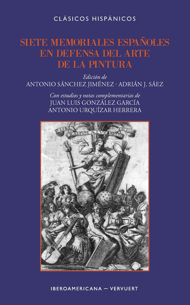 Siete memoriales españoles en defensa del arte de la pintura | portada del libro