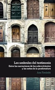 Los umbrales del testimonio, de FORCINITO, ANA | portada del libro