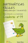 Matemáticas fáciles 14, de Varios autores | portada del libro