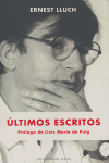 Últimos escritos de Ernest Lluch, de Lluch, Ernest | portada del libro