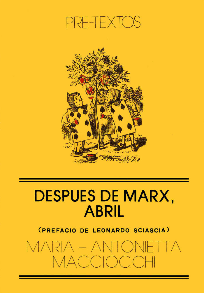 DESPUES DE MARX ABRIL  PT-24    *, de MACCIOCCHI (ITALIANA) | portada del libro