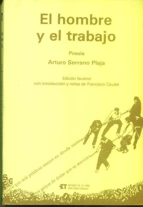 El hombre y el trabajo, de Serrano Plaja, Arturo | portada del libro