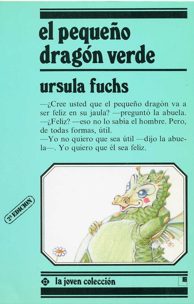 El pequeño dragón verde, de Fuchs, Ursula | portada del libro